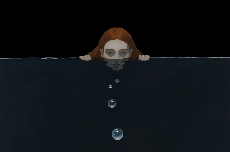 The Water's Secret – fragment of the artwork by Robert Fiszer