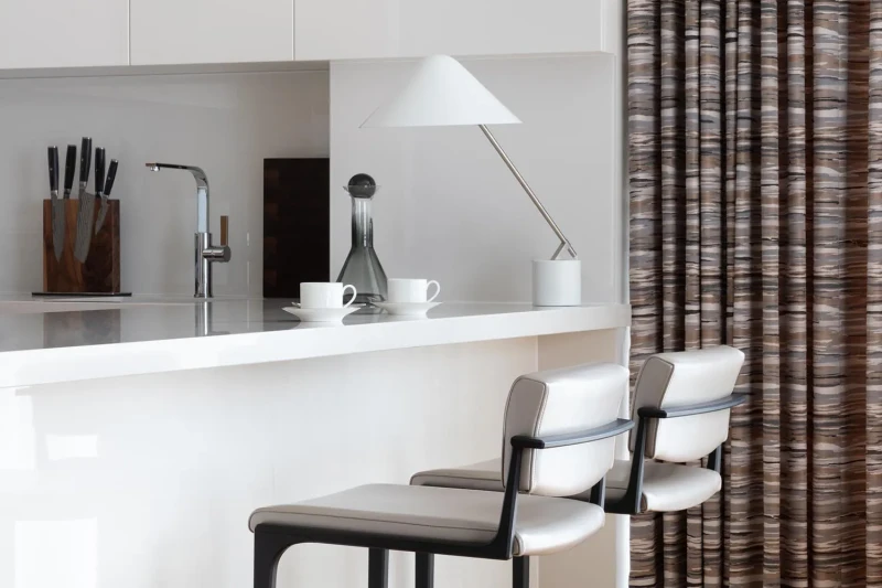 Kitchen in Chelsea Waterfront Apartment | Heckmann Design